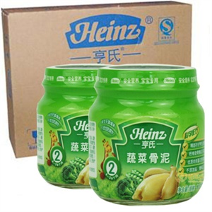 亨氏 蔬菜骨泥(6个月以上) 113gx12/箱