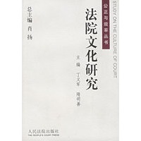 法院文化研究/公正与效率丛书
