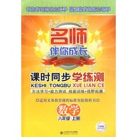 名师伴你成长·课时同步学练测：数学（八年级上册）（人教版）