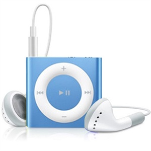 苹果新品！iPod shuffle 6代 2G（存1000首歌曲）MP3播放器-蓝色