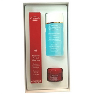 CLARINS 娇韵诗 丰盈睫毛膏三件套(丰盈睫毛膏+即时眼唇卸妆液+瞬间妆前修容霜)