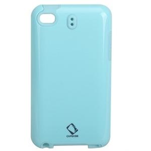 卡登仕 苹果ipod touch4 4代 经典玲珑套 硅胶套 保护套 蓝色