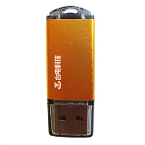 【当当销售配送】台电4GB U盘 酷闪 掌中宝 ( 金色 ）