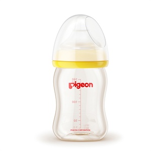 Pigeon 贝亲宽口径PPSU奶瓶160ml（黄色）AA77