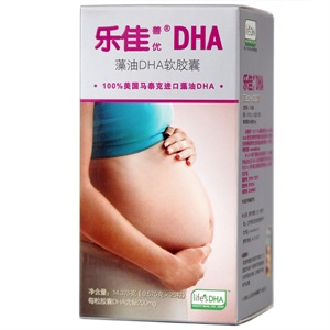 乐佳善优TM藻油DHA软胶囊（0.575g×25粒）孕产妇型