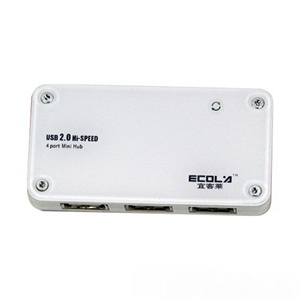 [当当销售配送][当当销售配送]MEgo魅格系列3+1时尚USB集线器 USB-HUB104WT白色