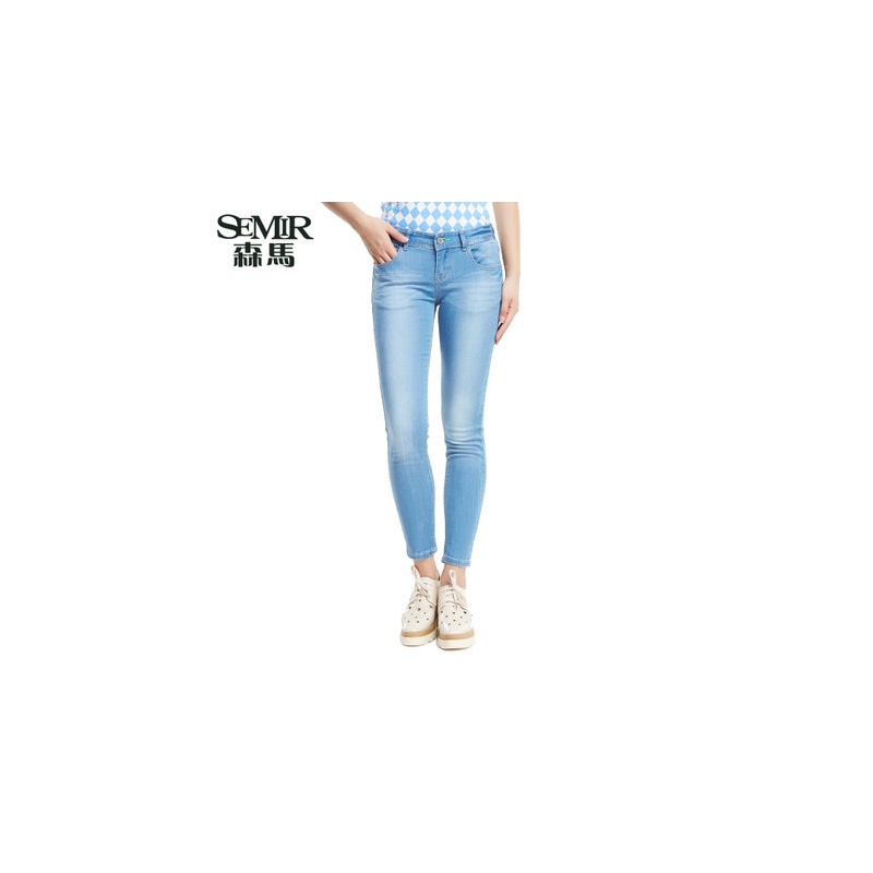 【森 <em>马裤</em>装】森马2015夏装新款休闲<em>牛仔裤</em>韩