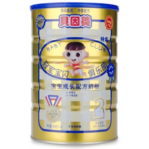 贝因美冠军宝贝宝宝成长奶粉908克