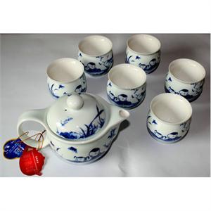 （包邮）成艺童趣三用壶茶具套装 7入