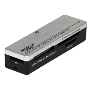 【当当自营】多彩口琴型USB2.0读卡器 可读8GB CRD-HR019银色