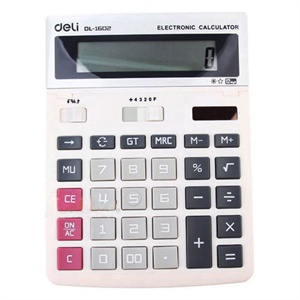 【当当自营】 Deli 得力 1602 桌上型计算器