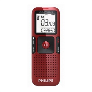 【当当自营】 PHILIPS 飞利浦 LFH0646 录音笔 波尔多红色 2G
