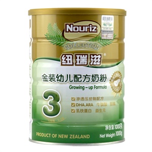 纽瑞滋 金装婴儿配方奶粉3段1000g