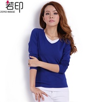 若印2014春装新款<em>打底衫</em>女 韩版<em>纯棉女士打底</em>