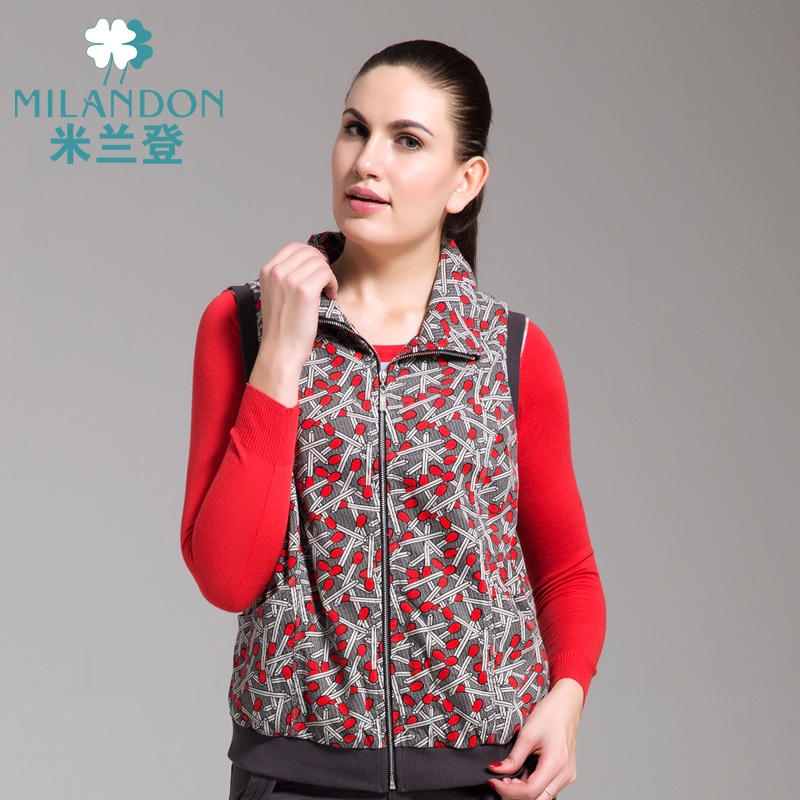 【米兰登<em>外套</em>】米兰登2014春装新款<em>女士灯芯</em>