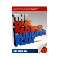 “The One Page Business Plan：The Fastest, Easiest Way to Write a Business Plan“一页纸搞定商业计划的快速、简易方法