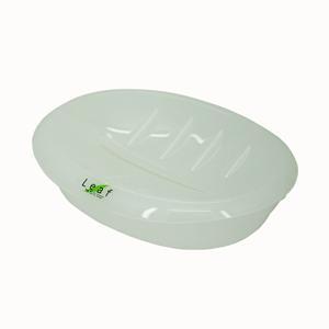 inomata 皂盒 可沥水 LEAF 白色