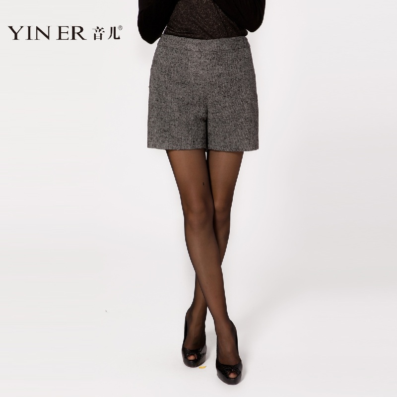 【YINER音儿 专柜2014<em>春季</em>品牌<em>女装</em>直筒灰色