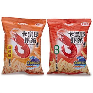 卡樂B 虾条(烧烤味80克+原味80克)