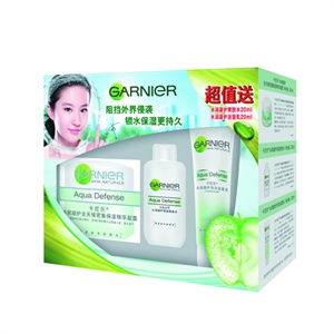 Garnier 卡尼尔 水润凝护保湿精华50m（送水润保湿水20ml+水润保湿洁面乳20ml）