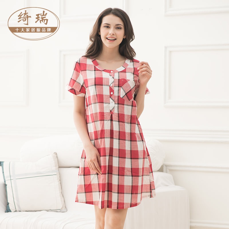 【绮瑞家居服】绮瑞<em>睡衣</em>2015女士夏季新款薄