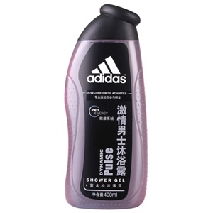 Adidas阿迪达斯 男士活力沐浴露-激情400ml