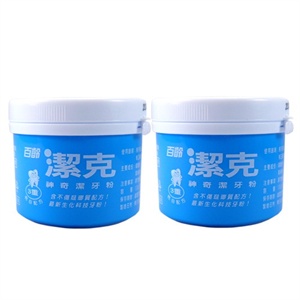 百龄洁克神奇洁牙粉130g*2 (大S推荐)
