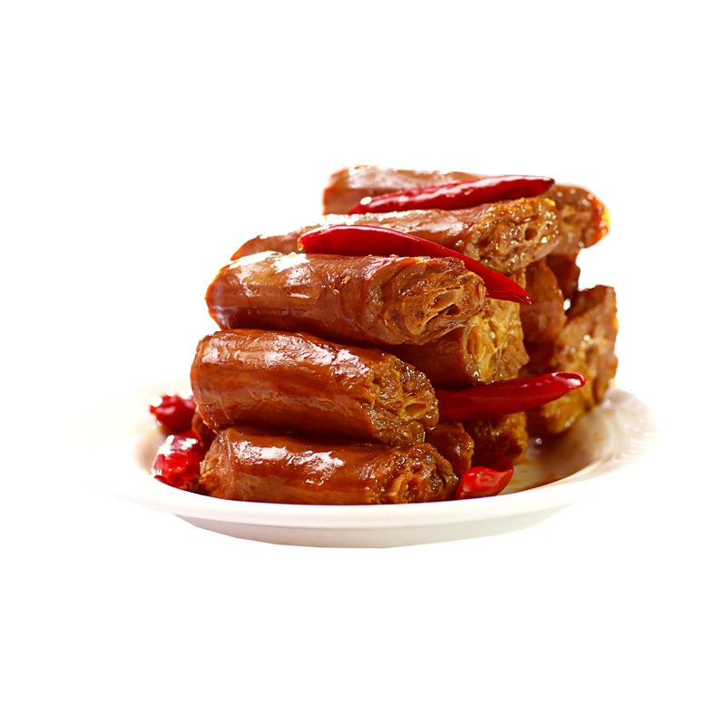 【卤客行休闲零食 辣卤鸭脖100\/袋 四川特产 香辣够味图片】高清图_外观图_细节图-当当网