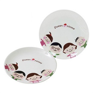 韩国旭露 甜蜜全家碟子 2p