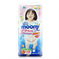 MOONY 尤妮佳 婴儿拉拉裤 <em>女</em>宝宝 <em>XL</em>38片怎么