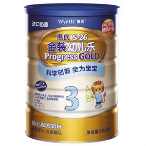 惠氏 金装幼儿乐900g*6听/箱