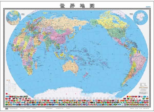 《超全开系列地图·世界地图(1:26000000)(超