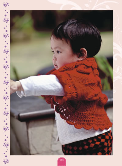 0-4岁宝宝毛衣》中所有款式都附有详细编织图解