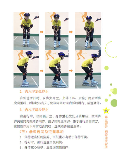 少儿轮滑初级教程