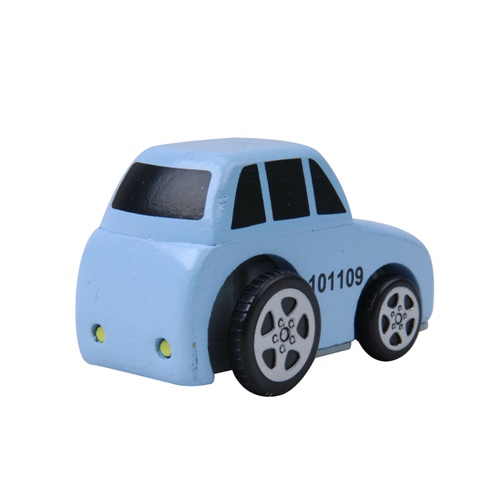 everearth maxim正版授权 发条车蓝色儿童益智玩具启蒙模型仿真