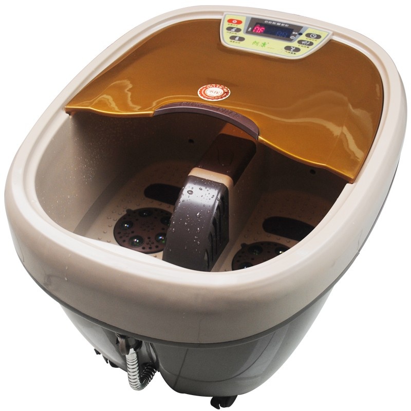 创悦 豪华型电动太极转盘多功能足浴盆 cy-8121关爱健康 按摩由足底