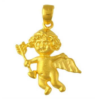 [当当自营]萃华金店 千足金黄金精品爱神丘比特吊坠 2.23g