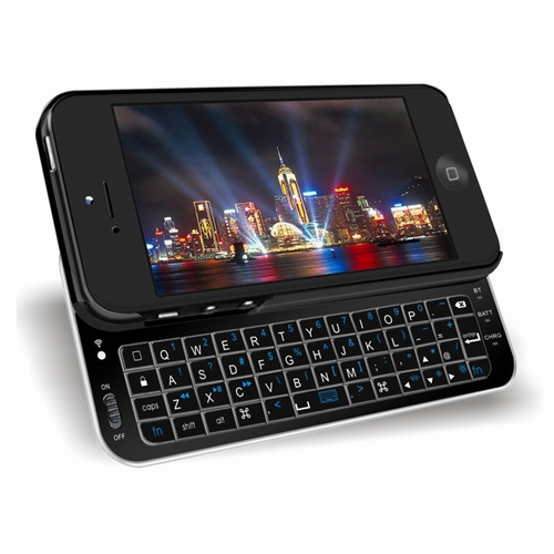 包邮【限时特价】iphone4/4s 苹果5 5s滑盖手机无线蓝牙键盘 升级版