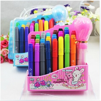 正品智高 kk喷喷笔24色套装 儿童水彩笔 新品kk- 43.