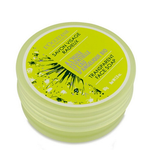 【货到付款】loccitane 欧舒丹洁面皂天使草水盈保湿洁面皂 80g