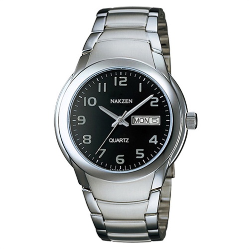 货到付款名古城 nakzen 日本名表 男士钢带石英手表2003g