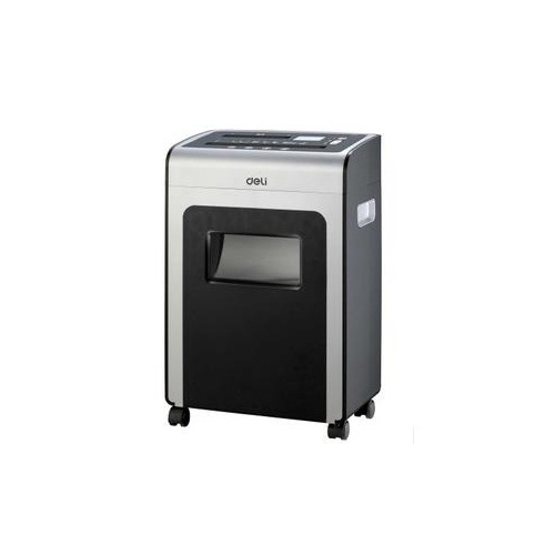 得力9917-离子净碎纸机 碎纸/碎卡/碎光盘 粒状效果 全国联保