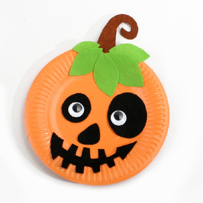 人头diy纸盘贴画展示