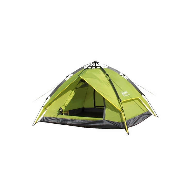 安戈洛户外全自动帐篷3-4人免搭建速开 野营帐篷_绿色