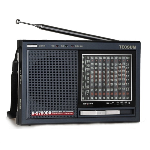 tecsun/德生 r-9700dx全波段 送老人 二次变频 12波段 立体声 收音机