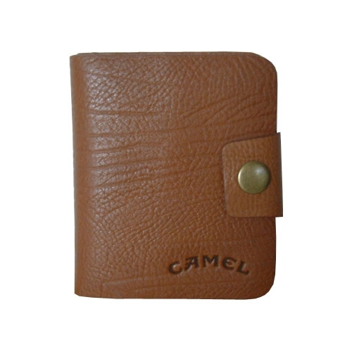 美国骆驼牌土黄色头层牛皮时尚钱包34021-2(土黄色)